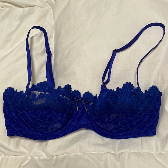 Baroque Bondage Unlined Balconette Bra (SavagexFenty) - size 34C - Picture 3 of 4